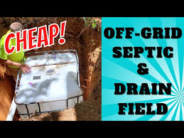 diy septic tank drain field for rv