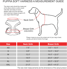 Puppia Soft Dog Harness Black X Large