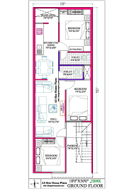 50 House Plan 3bhk 18x50 House Plans