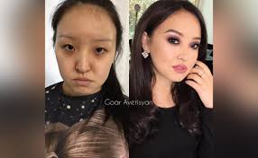 asian makeup transformation