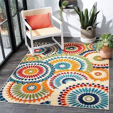 colorful outdoor rugs to upgrade your