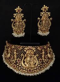 temple bridal jewellery set