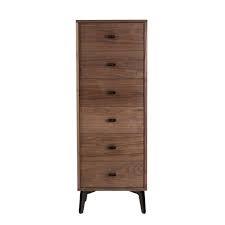 The chest of drawers has four drawers, an ideal storage solution for your bedroom. 369 Tall Mcqueen Chest In Danish Oiled Walnut By De La Espada At The Conran Shop