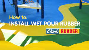 wet pour rubber with clark rubber