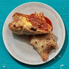 new mexican style breakfast burritos
