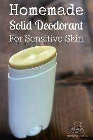 homemade deodorant recipe for sensitive