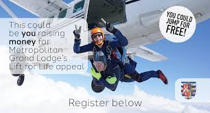 A skydiving c license is a step higher than the b license. Metropolitan Grand Lodge Skydive