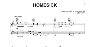 homesick piano vocal guitar s