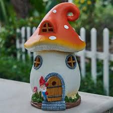 Mushroom Fairy House Garden Gnome