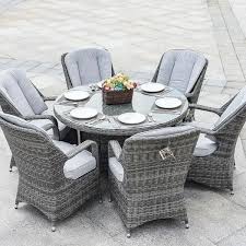 Outdoor Wicker Dining Table