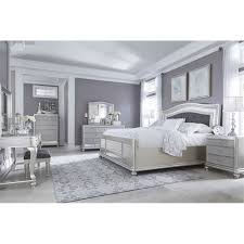 Shop bedroom sets and a variety of home decor products online at lowes.com. Ashley Furniture Coralayne 8 Piece King Bedroom Set In Silver B650 31 136 46 158 56 97 93 22 25 01 Pkg