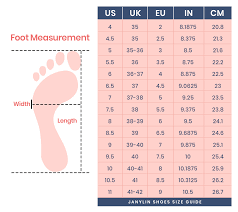 22 Interpretive Shoes Measures Chart