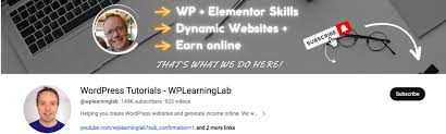 you channels to learn elementor