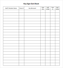 Sign In Out Sheet Templates Magdalene Project Org