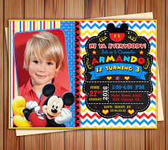 FREE 10+ Mickey Mouse Party Invitation Designs & Examples in PSD | AI | EPS  Vector