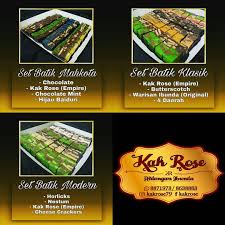 Dari pengrajin batik indonesia yang terbaik, ananta batik harapkan dapat di. Kak Ros Available For Today Kek Batik With Different Facebook