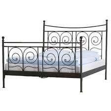 ikea metal bed frame with mattress