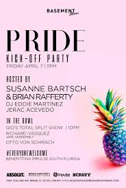 Pride Kick Off Party At Basement Miami