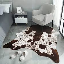 faux cowhide rugs cow print rug cowhide