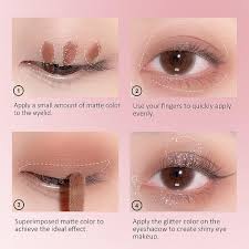 korean shimmer matte eyeshadow