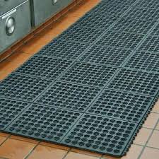 black rubber kitchen mats