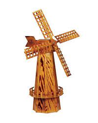 Large Wooden Garden Windmill Uk