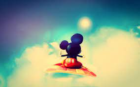 mickey mouse disney flying