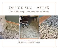 flor carpet squares in the office