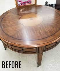 Coastal Style Coffee Table Makeover