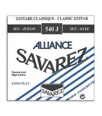 String Set Savarez 520r For Classical Guitar Nylon High Tension