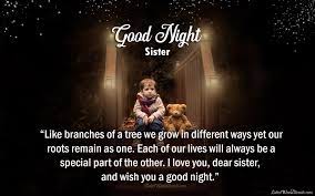 Good Night Wishes for Sister & Good ...