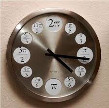 math major wall clocks pi clock