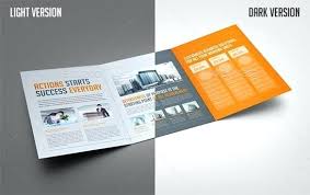3 Page Flyer Template 1 4 Booklet Style Standard Brochure