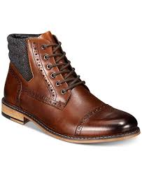 Mens Carter Leather Dress Boots Created For Macys
