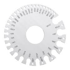 Machifit 0 36 0 007 0 3125 Stainless Steel Wire Gauge Round Awg Swg Thickness Measuring Wire Gage