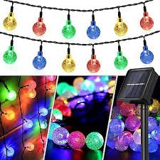 21ft Outdoor Fairy String Lights Solar