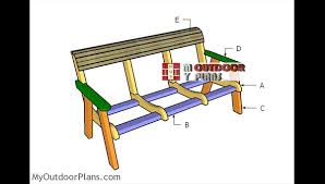 Outdoor Bench Plans Free Myoutdoorplans