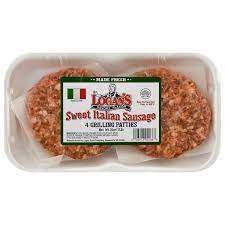 sausage sweet italian grilling patties