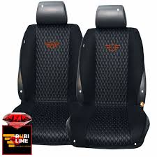 Leatherette Seat Covers Set 2pcs Mini