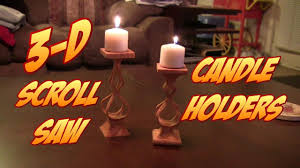 Welcome to scroll saw artist, the home of scroll saw patterns. Make These Cool 3 D Scroll Saw Candle Holders Free Pattern Link Youtube
