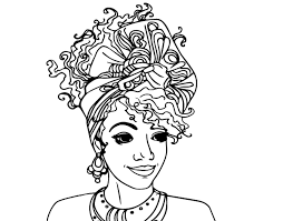Download or print for free. African American Woman Coloring Pages Coloring Pages Coloring Books African