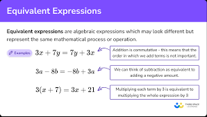 Equivalent Expressions Gcse Maths