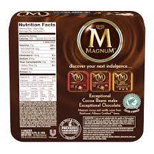 magnum ice cream double cookies and