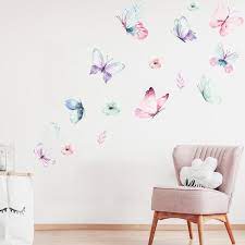 Erfly Set With Plants V220 Wall
