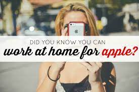 Apple Work From Home Jobs Benefits