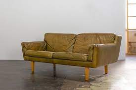 Leather Sofa By Illum Wikkelsø For