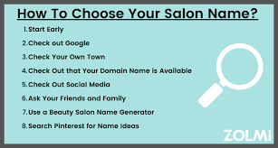 beauty salon business names creative