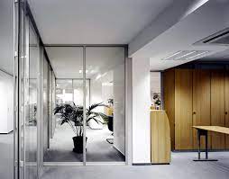 Glass Wall As A Room Divider Interior