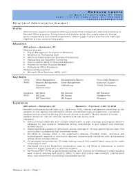 Entry Level Administrative Assistant Resume Sample Template Design  regarding Resume Examples For Administrative Assistant Entry