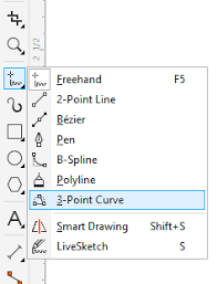 drawing simple curves corel discovery